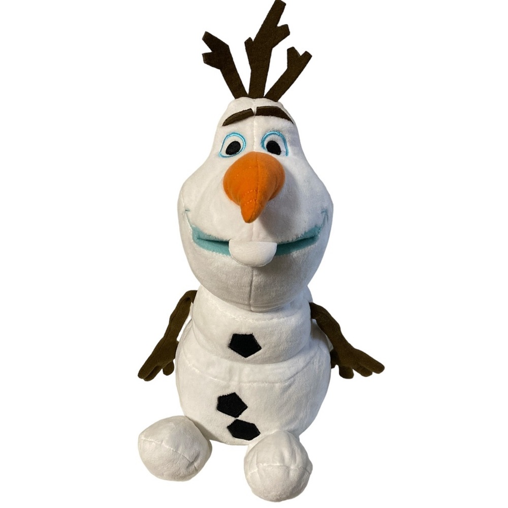 Olaf Plush Snowman Stuffed Animal Disney Frozen Toy Embroidered Eyes 12 inch